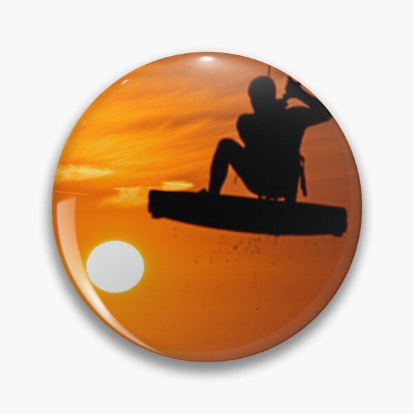 Item preview, Kitesurfing Reculver Sunset designed and sold by rogerstanger.