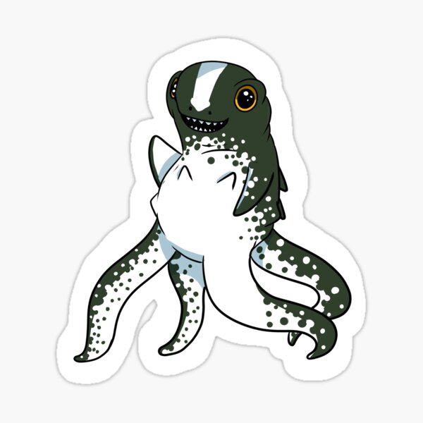 Item preview, cuddlefish subnautica sticker designed and sold by mikadofanart.