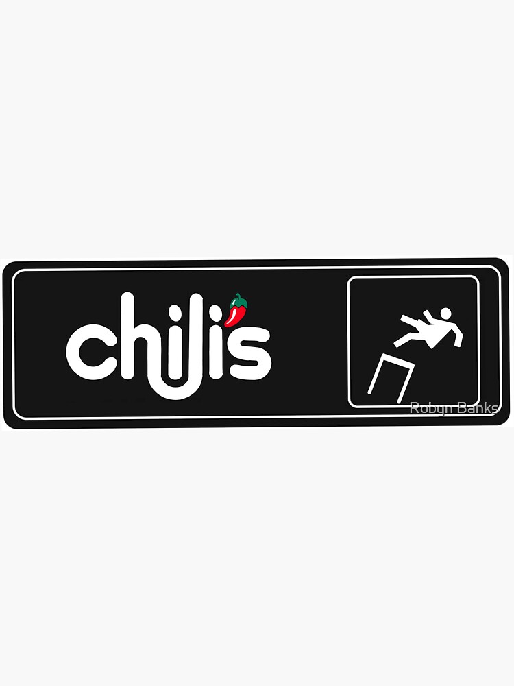 Thumbnail 3 of 3, Sticker, The office chili’s sign designed and sold by Rybanks2000.