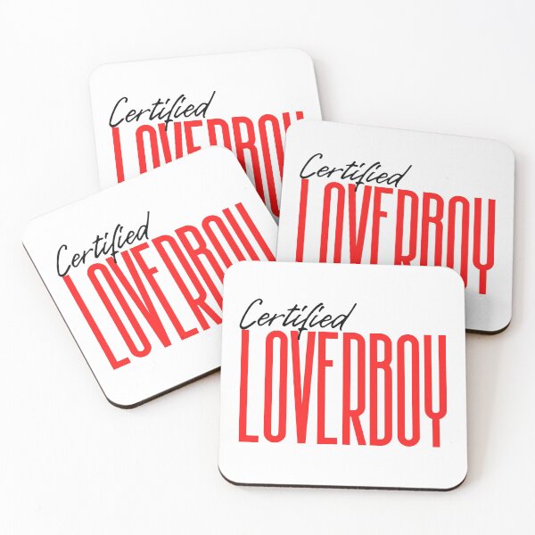 Item preview, Certified Loverboy Typography Print designed and sold by TopTrendNow.