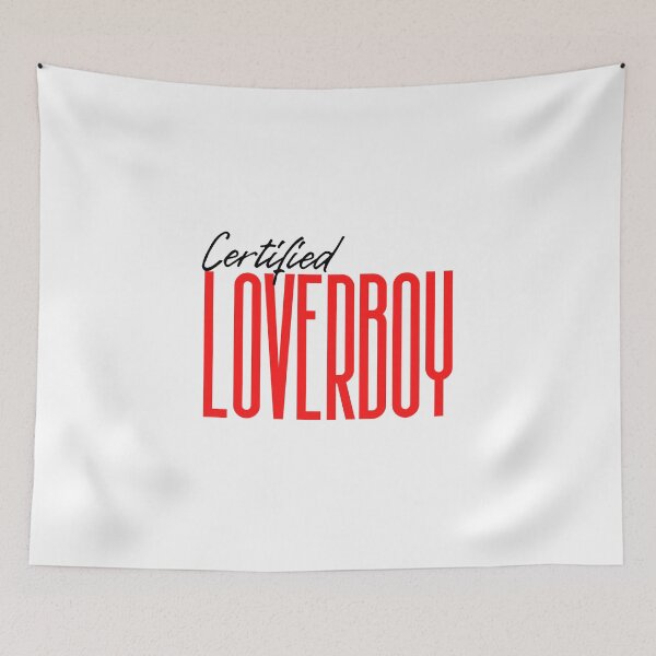 Item preview, Certified Loverboy Typography Print designed and sold by TopTrendNow.
