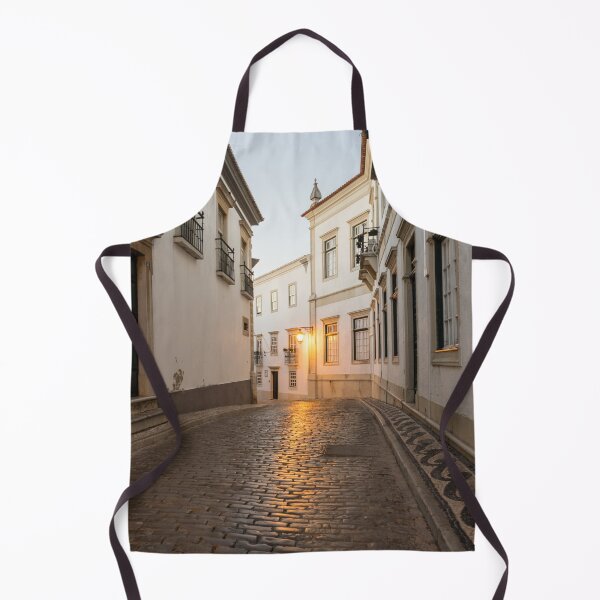 Item preview, Charming Faro Algarve Portugal - Old Town Small Street with Traditional Portuguese Calcada designed and sold by Georgia Mizuleva.