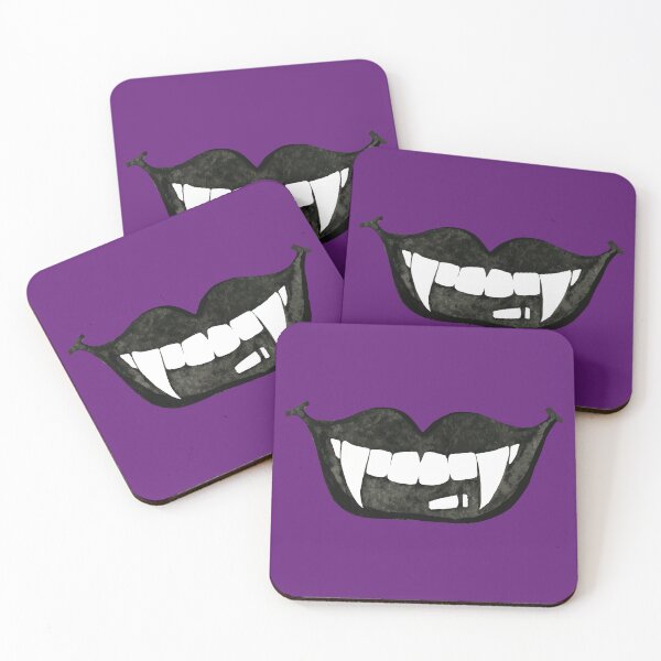 Item preview, Black and Purple Vampire Fangs - Last Minute Halloween Costume designed and sold by LookFrog.