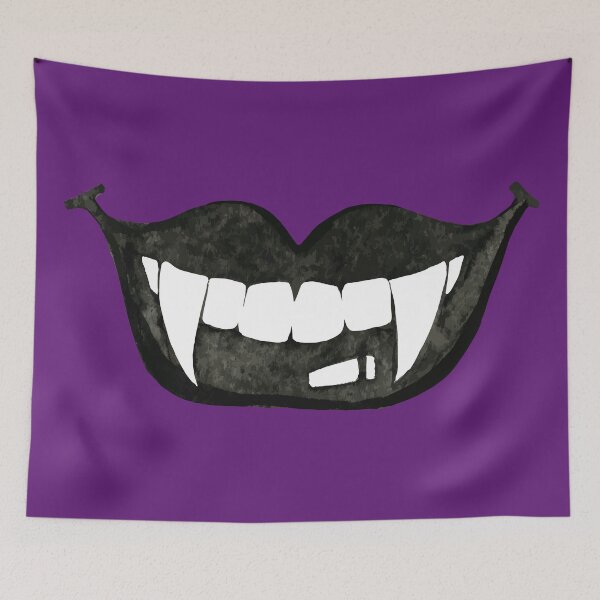 Item preview, Black and Purple Vampire Fangs - Last Minute Halloween Costume designed and sold by LookFrog.