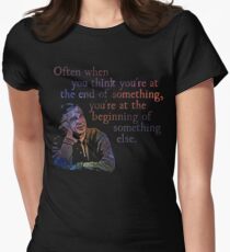 The End of Something - Fred Rogers Women's Fitted T-Shirt