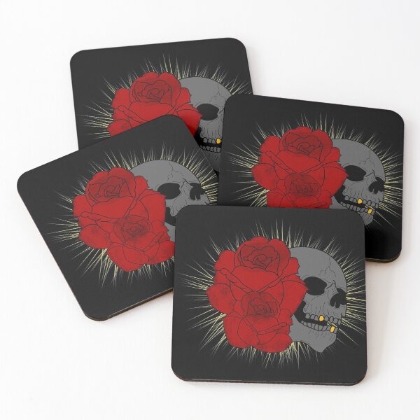 Item preview, Skull and roses designed and sold by BV-creas.