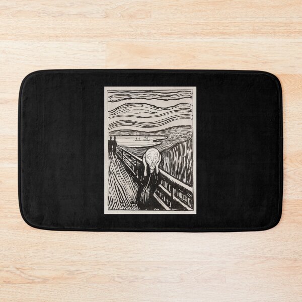 Item preview, Edward Munch The Scream Black And white Famous Art designed and sold by conceptDVS.