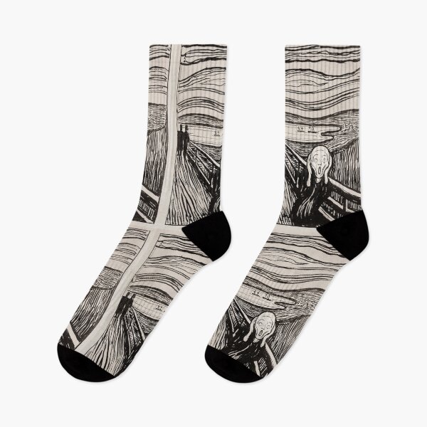 Item preview, Edward Munch The Scream Black And white Famous Art designed and sold by conceptDVS.