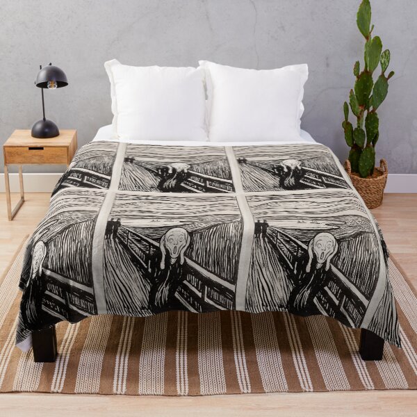 Item preview, Edward Munch The Scream Black And white Famous Art designed and sold by conceptDVS.