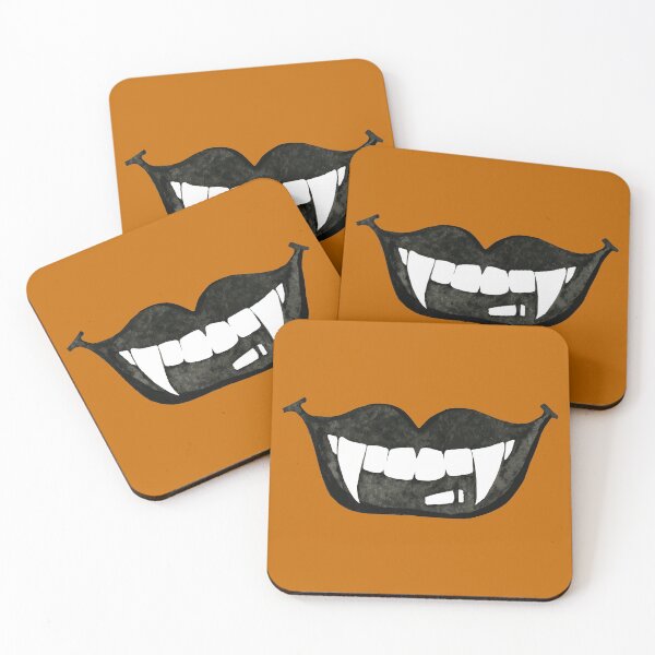 Item preview, Black and Orange Vampire Fangs - Last Minute Halloween Costume designed and sold by LookFrog.