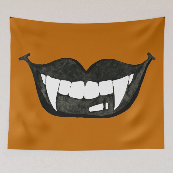 Item preview, Black and Orange Vampire Fangs - Last Minute Halloween Costume designed and sold by LookFrog.