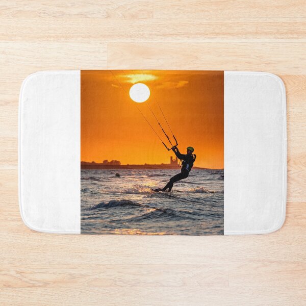 Item preview, Kitesurfing Reculver Sunset designed and sold by rogerstanger.