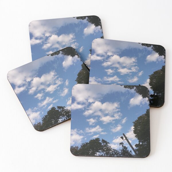 Item preview, Blue Sky Surrounding By Trees Photograpic Print designed and sold by marvacousins246.