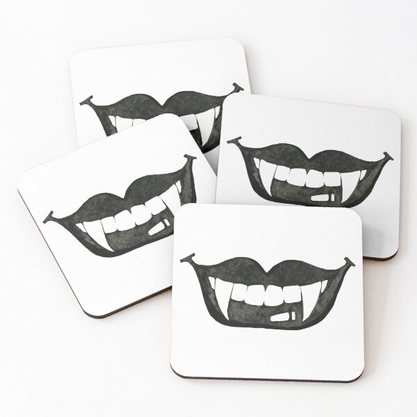 Item preview, Black and white Vampire Fangs - Last Minute Halloween Costume designed and sold by LookFrog.