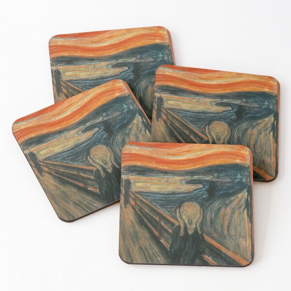 Artikelvorschau, Edward Munch Die Scream Famous Art Coloured Version entworfen und verkauft von conceptDVS.
