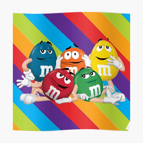 Green M M Posters Redbubble