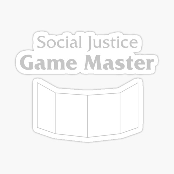 Social Justice Game Master Sticker
