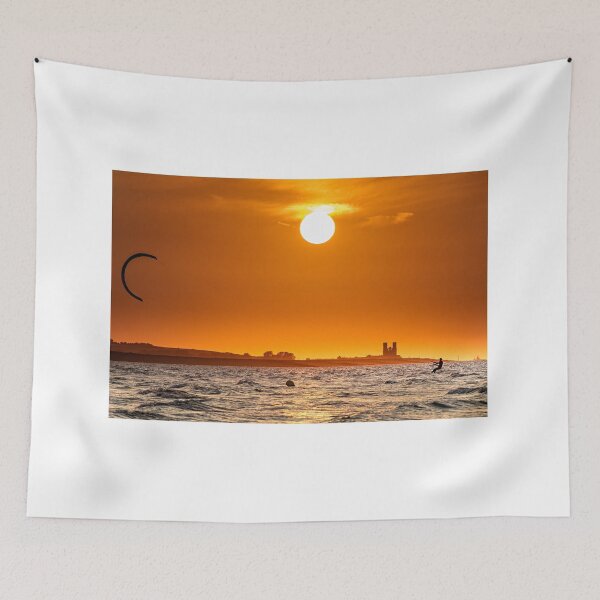 Item preview, Kitesurfing Reculver Sunset designed and sold by rogerstanger.