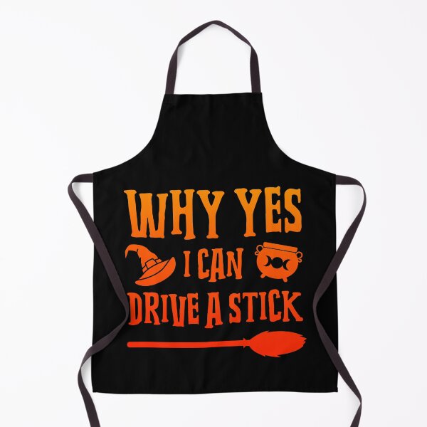 Item preview, ¿Por qué sí puedo conducir un palo de Halloween? designed and sold by Scottees.