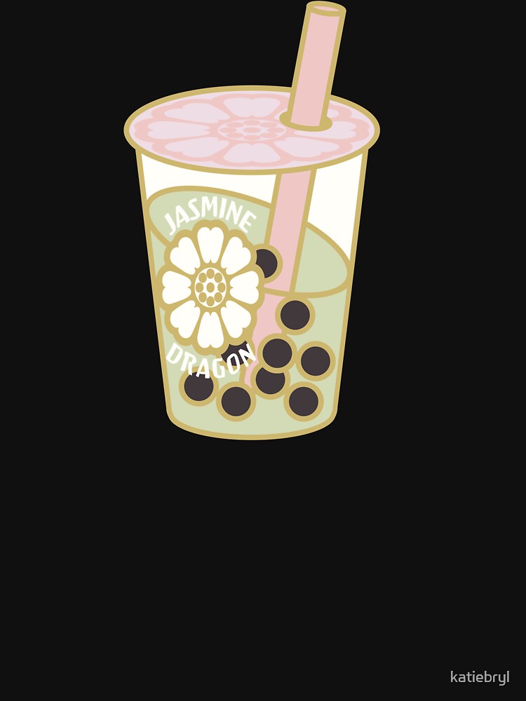 Imagen 7 de 7, Camiseta deportiva con la obra Té con leche Boba y dragón de jazmín, diseñada y vendida por katiebryl.
