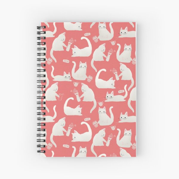 Item preview, Bad White Cats Knocking Stuff Over designed and sold by tanyadraws.
