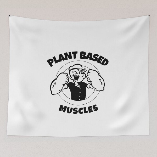 Item preview, Powered by Plants Based Muscles Vegan Diet designed and sold by RareLoot19.