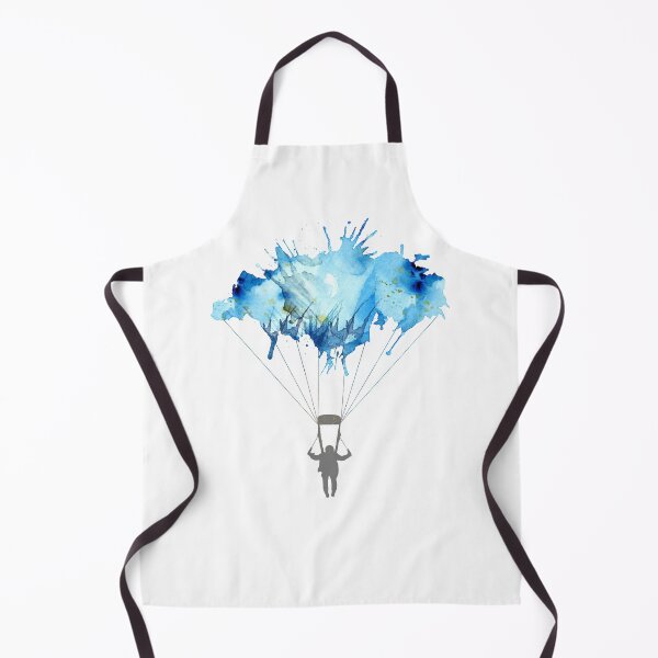 Item preview, Skydiving, Skydiver parachute, parachuting. Watercolor Illustration designed and sold by STYLESYNDIKAT.