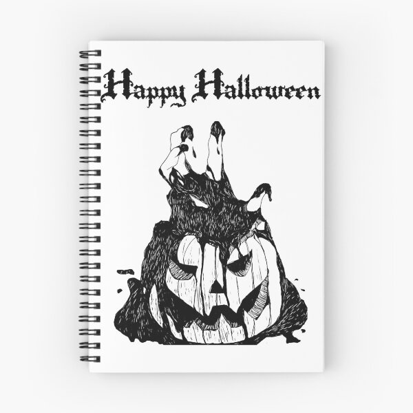 Artikelvorschau, Fröhliches Halloween - Hand, die aus einem Kürbis herauskommt entworfen und verkauft von gabrielbdo.