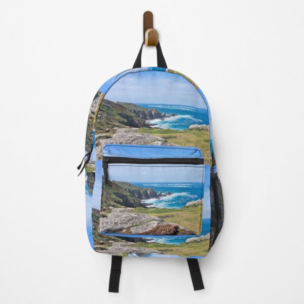 Item preview, Land's End And Longships Lighthouse Cornwall designed and sold by Terri Waters Photography & Design.