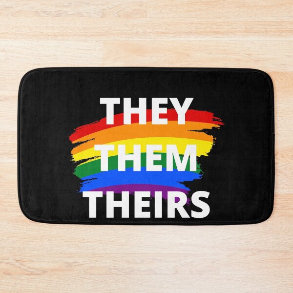 Item preview, They Them Theirs Gender Identity Pride Identification  designed and sold by RKSDesigns.