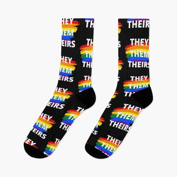 Item preview, They Them Theirs Gender Identity Pride Identification  designed and sold by RKSDesigns.