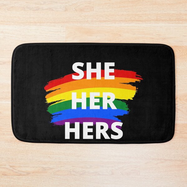 Item preview, She Her Hers Gender Identity Pride Identification  designed and sold by RKSDesigns.
