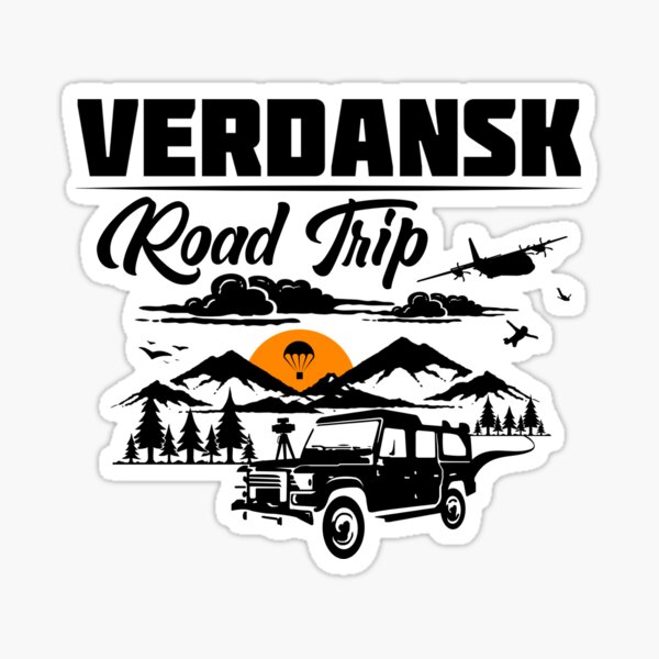 Viaje por carretera a Warzone / Verdansk Pegatina