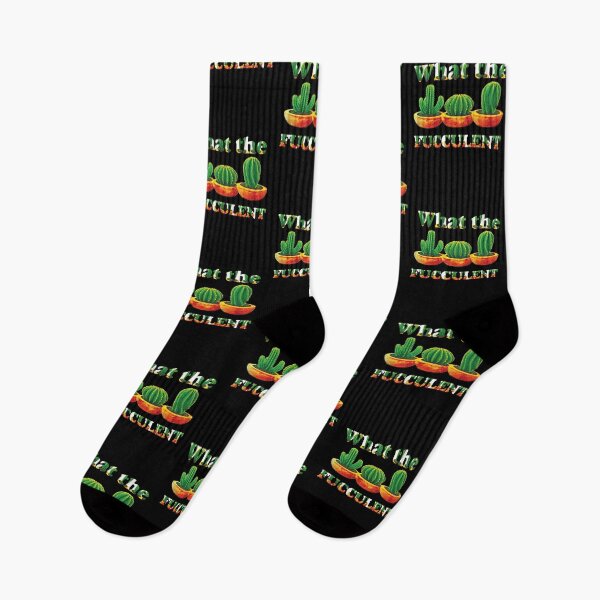 Item preview, What the Fucculent Potted Cactus designed and sold by MarkH63.