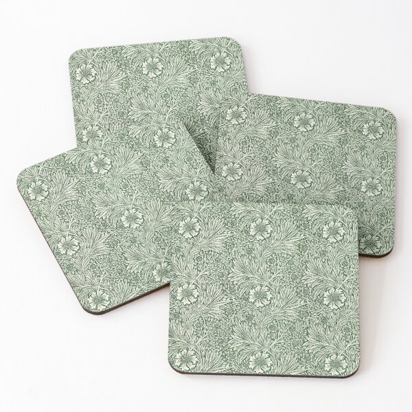 Item preview, Vintage Green Marigold Pattern by William Morris designed and sold by IslandArt.