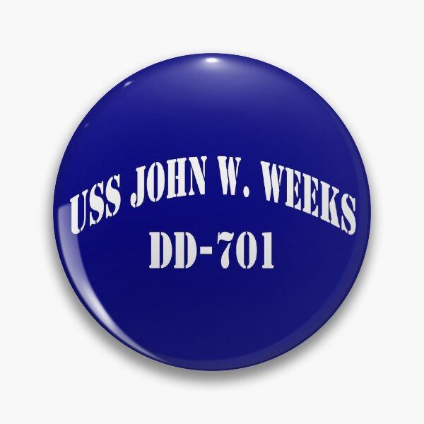 Item preview, USS JOHN W. WEEKS (DD-701) SHIP'S STORE designed and sold by militarygifts.