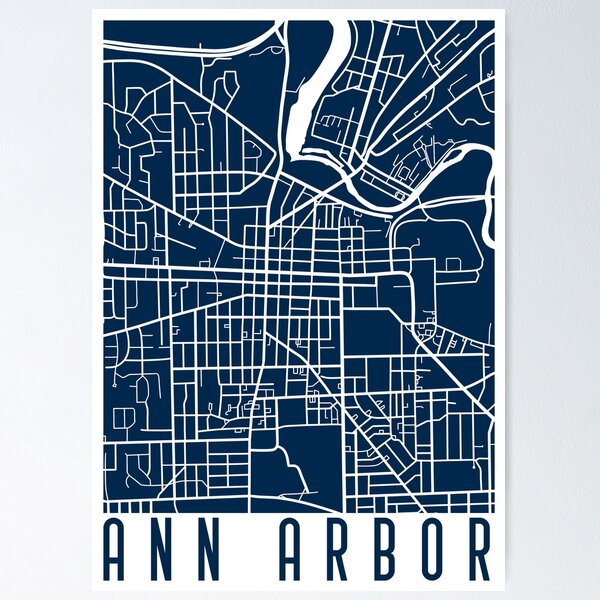 Item preview, Map of Ann Arbor designed and sold by ec0naway.