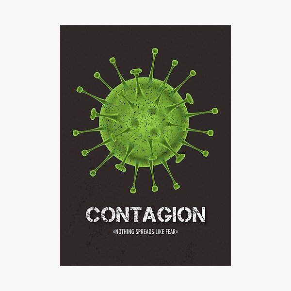 Contagion - Alternative Movie Poster Photographic Print