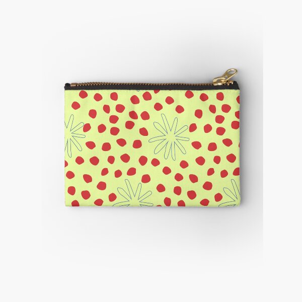 Item preview, pastel green with flowers and red dots designed and sold by 3Akshithaa.