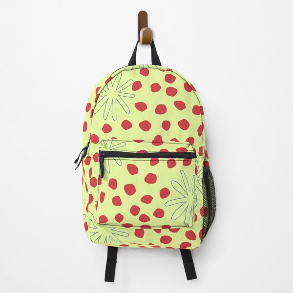 Item preview, pastel green with flowers and red dots designed and sold by 3Akshithaa.