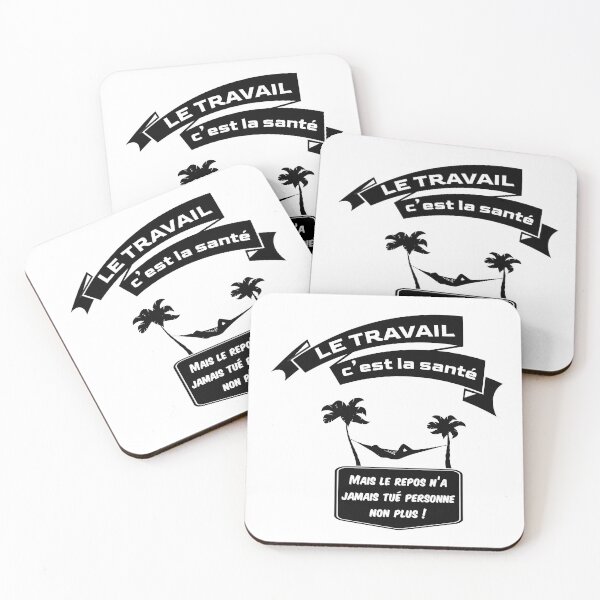 Item preview, Work is health - rest too - Humor Message designed and sold by rubislys.