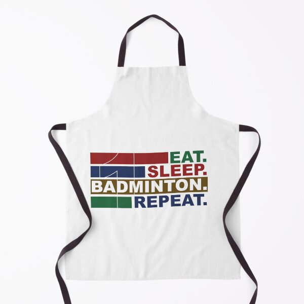 Item preview, Eat Sleep Badminton Repeat designed and sold by Zerendipya.