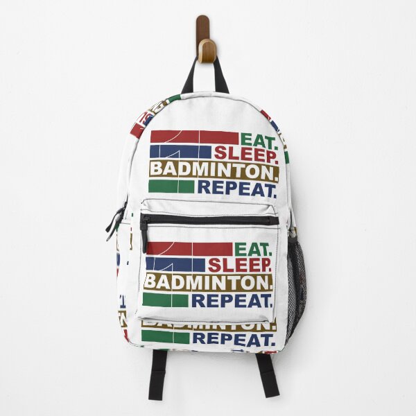 Item preview, Eat Sleep Badminton Repeat designed and sold by Zerendipya.