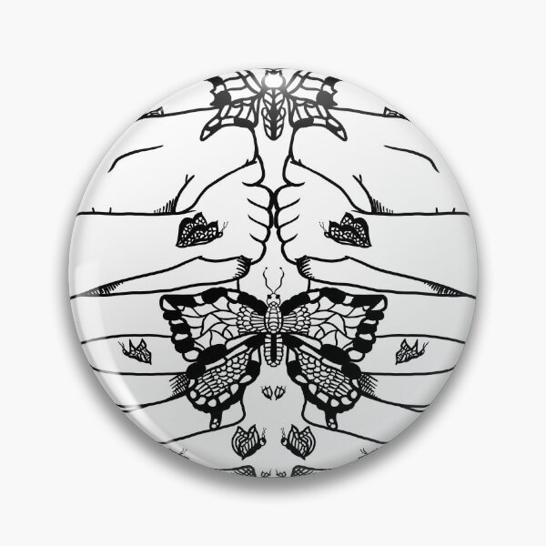 Item preview, Nervous Butterfly, abstract digital kaleidoscope butterfly art designed and sold by MayGreenAbgrall.