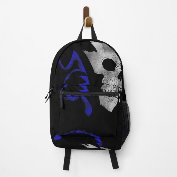 Item preview, Skull and blue palm trees designed and sold by BV-creas.