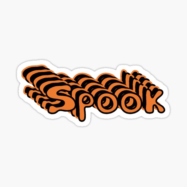 Halloween Word Art Stickers Redbubble - 2020 spirit halloween heads up girl zombie demo in roblox