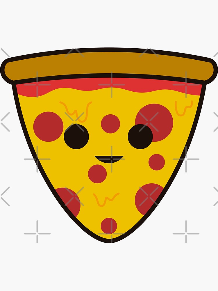 Thumbnail 3 of 3, Sticker, Pizza designed and sold by Butterfly-Dream.
