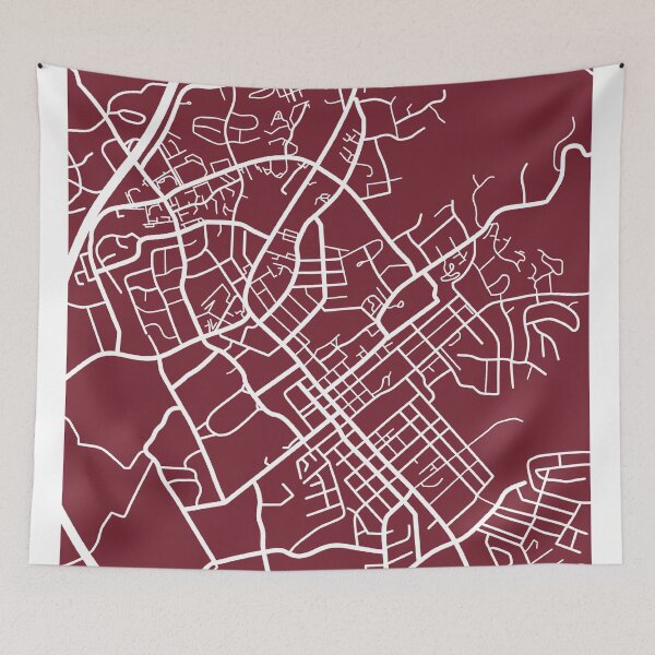 Item preview, Map of Blacksburg, VA designed and sold by ec0naway.
