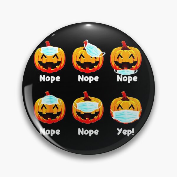 Item preview, Halloween 2020 Pumpkin Wearing Mask Wrong Funny designed and sold by abiabo.