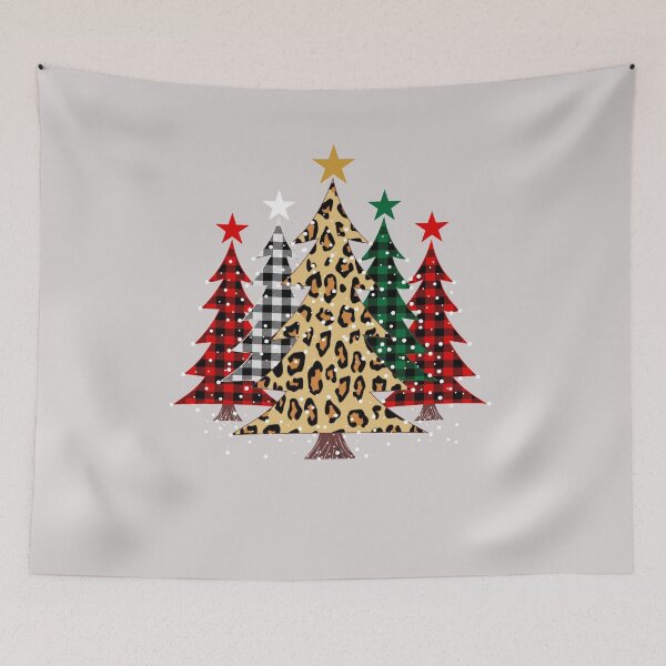 Item preview, Copia de Copia de Copia de Copia de Red Buffalo Plaid Christmas Tree  designed and sold by Tetete.